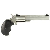 NAA MiniMaster Gen 1 .22 LR/WMR Stainless Revolver - Compact Precision - .22 LR