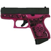 Glock 43 Gen 1 "Sugar Skull Pink Medusa" 9mm Compact Pistol - 9mm
