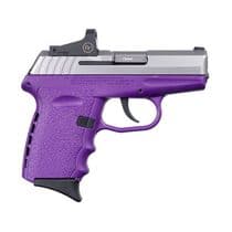 SCCY CPX-2 RD 9mm Purple Polymer Pistol with Crimson Trace Sight - 9mm
