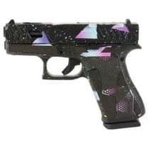 Glock 43X MOS 9mm 3.41in Black/Pink - 9mm