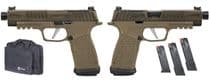 Sig Sauer P365 FUSE Tactical Tan 9mm 4.3" Barrel 17/21-Rounds