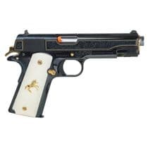 Colt 1911 .45 ACP 5in Polished Gold Engraved - .45 ACP