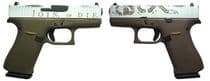 GLOCK G43X Gen 1 - Compact 9mm, 10-Rd, Black & Bro... - 9mm