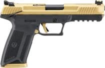 Ruger 57 Gen 1: Precision 5.7mm, Black/Gold, 20-Round Capacity - 5.7x28mm