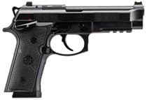 Beretta 92GTS 9mm - 4.7" Barrel, 18+1 Rounds, Black Finish - 9mm