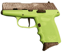 SCCY DVG1 Gen 1 Lime Green 9mm SubCompact Pistol -... - 9mm