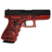 Glock 19 Gen 3 "Georgia Red" Custom 9mm Semi-Auto ... - 9mm