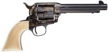 Taylor's Gambler .357 MAG Revolver - Classic SAO, 5.5" Walnut Grip - .357 Magnum
