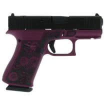 Glock 43X MOS Gen 1 Black Cherry "Paisley" 9mm Com... - 9mm