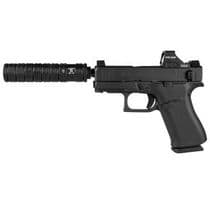Glock 43X MOS "Shark Puppy" Black 9mm 3.9" Barrel 10-Rounds w/ Holosun 407K, JK Armaments CCX9