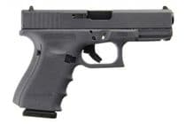 Glock G19 Gen 4 - Compact 9mm, 15-Round, Gray Cerakote Pistol - 9mm