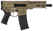 CMMG Dissent MK4 5.7x28mm Coyote Tan Semi-Auto Pistol, 6.5" Barrel - 5.7x28mm