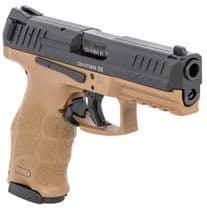 HK VP9 9mm Striker-Fired Pistol - FDE/Black, Ergon... - 9mm
