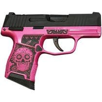Sig Sauer P365-380 .380 ACP Pink Medusa Sugar Skull Custom Cerakote Semi Auto Pistol