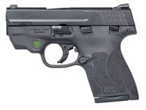 S&W M&P9 Shield M2.0 9mm Pistol w/ Crimson Trace Green Laser - 9mm