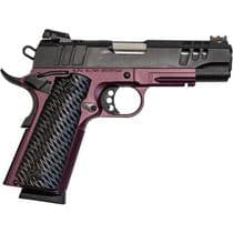 Great Lakes Firearms 1911 .45 ACP 4.25in Black Slide Black Cherry Frame - .45 ACP