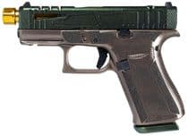 Glock 43X MOS Cypress Raptor 9mm 3.41in Green - 9mm