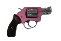 Charter Arms Coyote .380 Compact Revolver - Pink Anodized, 2" Barrel - .380 ACP