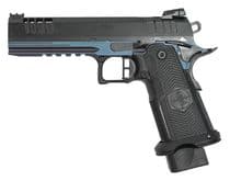 Great Lakes Firearms 1911DS Synergy 9mm 5in Black Slide Blue Titanium Frame - 9mm