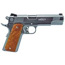 TriStar Classic II 1911 Chrome .45 ACP - 5" SAO Pistol with Wood Grips - .45 ACP