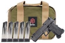 Alpha Foxtrot AF1911 Romulus Compact AA39X1QIG-XDBK20-PROM Pistol 9mm 3.5" 20+1 Semi-Auto Threaded Compensated Barrel Optic-Ready