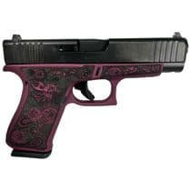 Glock 48 Gen 1 Black Cherry Paisley 9mm Compact, Safe Action System - 9mm
