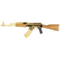Century Arms WASR-10 24K Gold Plated 7.62 X 39 16.25" Barrel 30-Rounds Wood Furniture