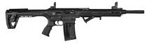 Landor Arms AR12: Compact Semi-Auto Shotgun, 18.5" Barrel, Black - 12 Gauge