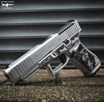 Glock 47 MOS "Da de los Muertos" Silver / Black 9mm 4.5" Barrel 17-Rounds