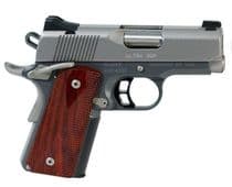 Kimber CDP Ultra Gen3 Charcoal Gray .45 ACP - Rosewood Grips - .45 ACP