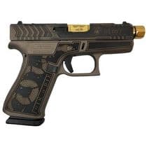 Glock 43X Gen 1 Revolution Engraved Brown Cerakote... - 9mm