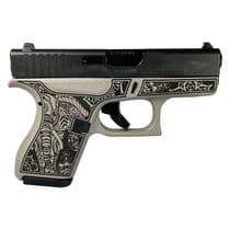 Glock 42 Gen 1 "Elephant Engraved" .380 ACP Compact Concealed Carry - .380 ACP