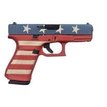 GLOCK G19 Gen 5 American Flag 9mm Semi-Auto Pistol - Patriotic Precision - 9mm