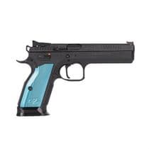 CZ-USA 75 TS2: Precision 9mm Semi-Auto Pistol - Black Steel Finish - 9mm