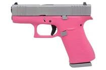 Glock 43X Gen 5 Pink 9mm Compact Self-Defense Handgun - 9mm