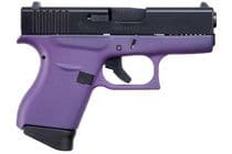 Glock 43 Gen 1 Purple Cerakote 9mm Concealed Carry Handgun - 9mm