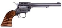 Rough Rider .22 LR Revolver - 6.5" Blued, "Come and Take It" Grips - .22 LR