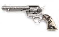 Taylor's 1873 Nickel Engraved .357 Mag Revolver - ... - .357 Magnum