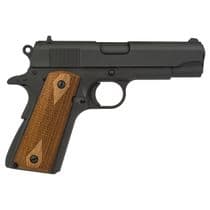 Tisas 1911A1 Tank Commander 9mm - Black Cerakote, Walnut Grips - 9mm