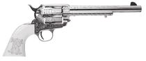 Cimarron Roosevelt Frontier .45 Colt 7.5" Engraved Revolver - Gen 1 - .45 Colt
