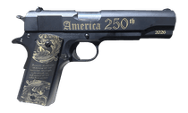 Tisas Arms 1911 America's 250th .45 ACP 5in Black - .45 ACP