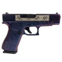 Glock 48 Gen 5 "Roses" Mongoose Purple 9mm - Custo... - 9mm
