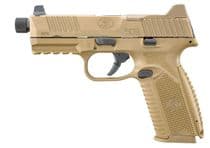 FN 509 Tactical 9mm Pistol - FDE, Threaded Barrel, Night Sights - 9mm
