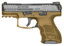 HK VP9SK Gen 1 FDE Night Sight 9mm Subcompact Pistol - 9mm
