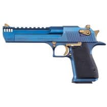 Magnum Research Mark XIX .50 AE Carbo Blue-Gold Ti... - .50 AE