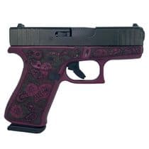 GLOCK 43X Gen 1 Compact 9mm Black Cherry Conceal Carry Pistol - 9mm
