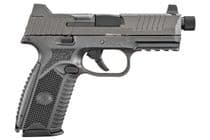 FN 509T Tactical 9mm Pistol, Night Sights, Gray Cerakote - 9mm