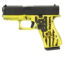 Glock 43X 9mm 3.41in Gadsden Flag - 9mm