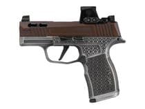 Sig Sauer P365 XMacro Shark Coast Tactical Debacle 9mm 3.7in Gray/Brown - 9mm