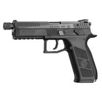 CZ P-09 Suppressor Ready 9mm, 21+1 Rounds, Ergonomic Black - 9mm